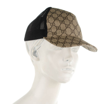 Gucci GG Supreme Monogram Baseball Hat M Beige 2 of 6