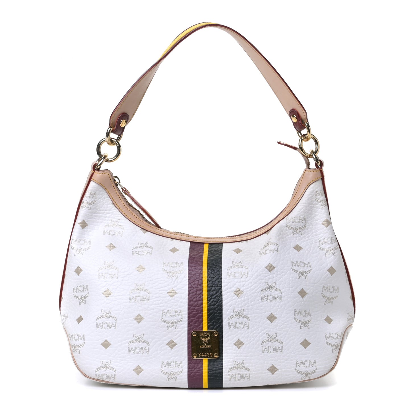 Visetos Striped Hobo White
