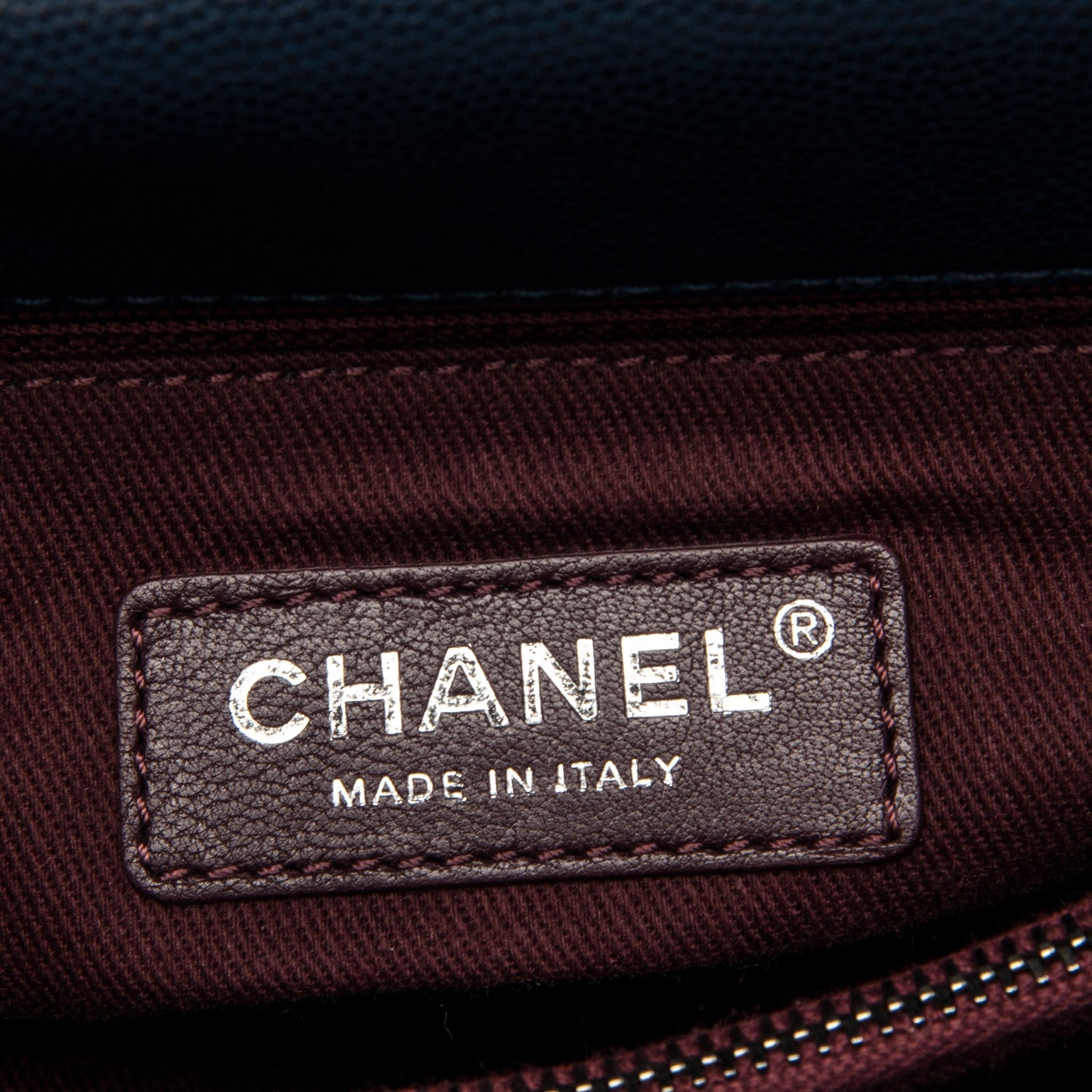 Chanel Caviar Quilted Small Coco Handle Flap Navy 7 of 8