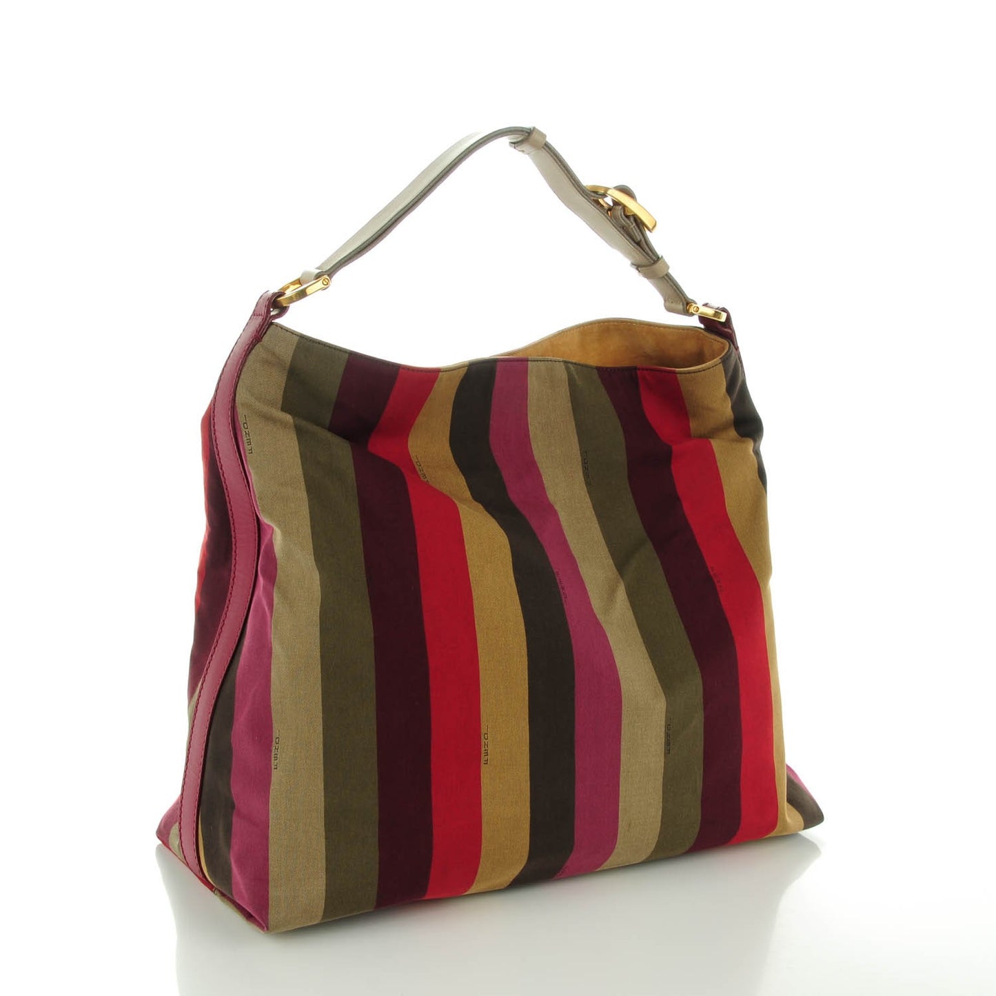 Canvas Striped Pequin Hobo Multicolor