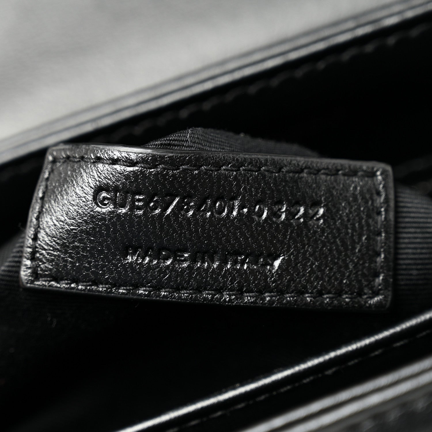 Saint Laurent Calfskin Y Quilted Monogram Monochrome Toy Loulou Crossbody Bag Black 7 of 10