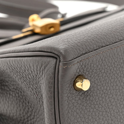 Hermes Togo Kelly Retourne 28 Etain 9 of 12