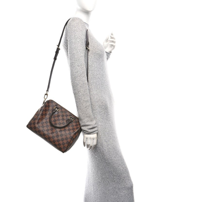 Louis Vuitton Damier Ebene Speedy Bandouliere 25 2 of 10