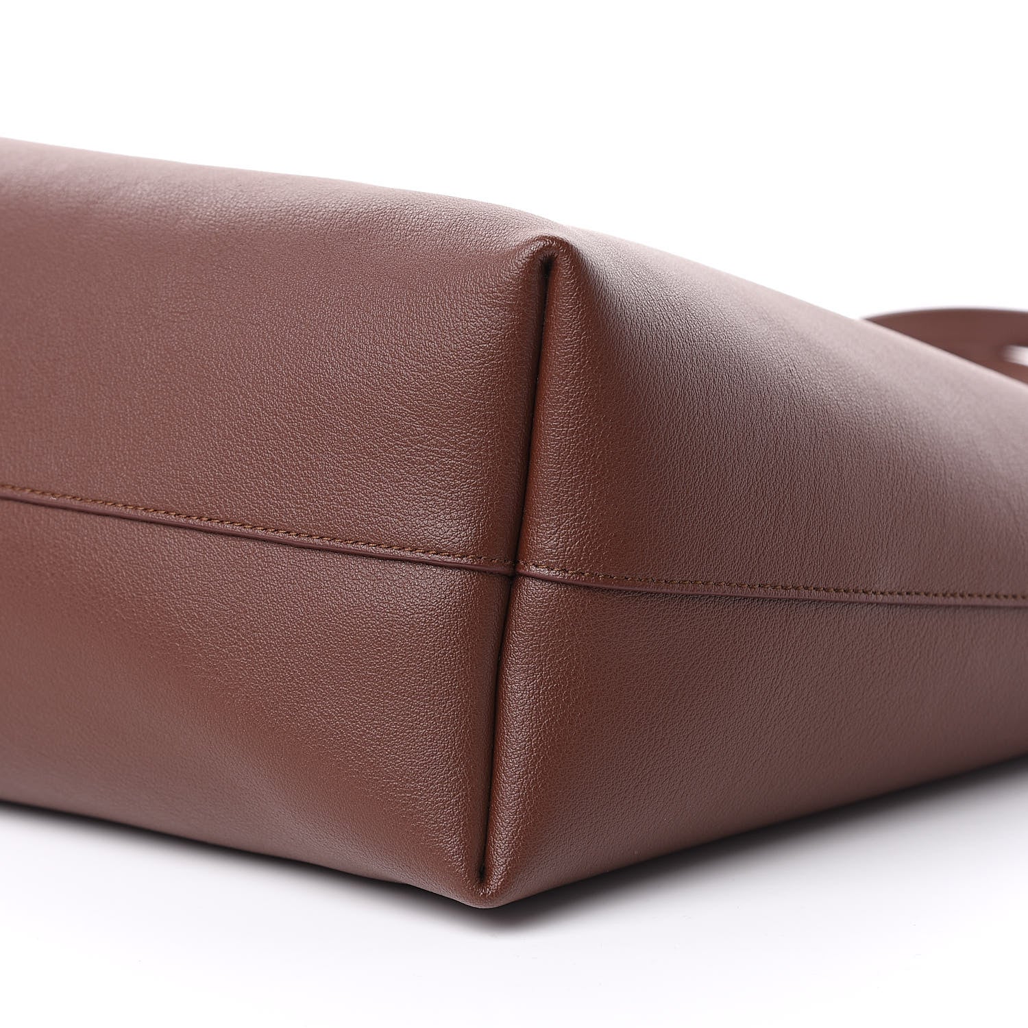 Saint Laurent Calfskin Large Shopping Tote Old Brandy 8 of 11