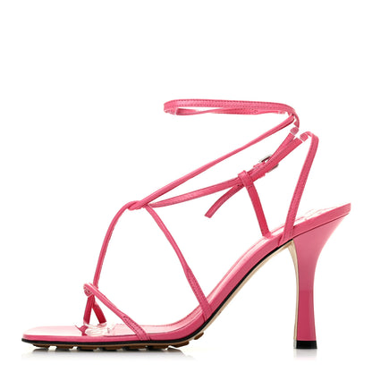 Bottega Veneta Crush Calfskin The Line 90mm Sandals 39 Milkshake 1 of 7