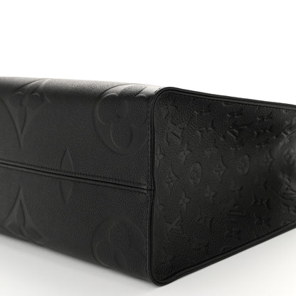 Louis Vuitton Empreinte Monogram Giant OnTheGo MM Black 9 of 9