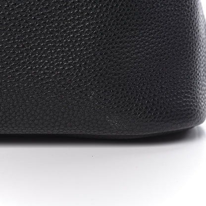 Prada Vitello Daino Embossed Logo Hobo Black 16 of 21