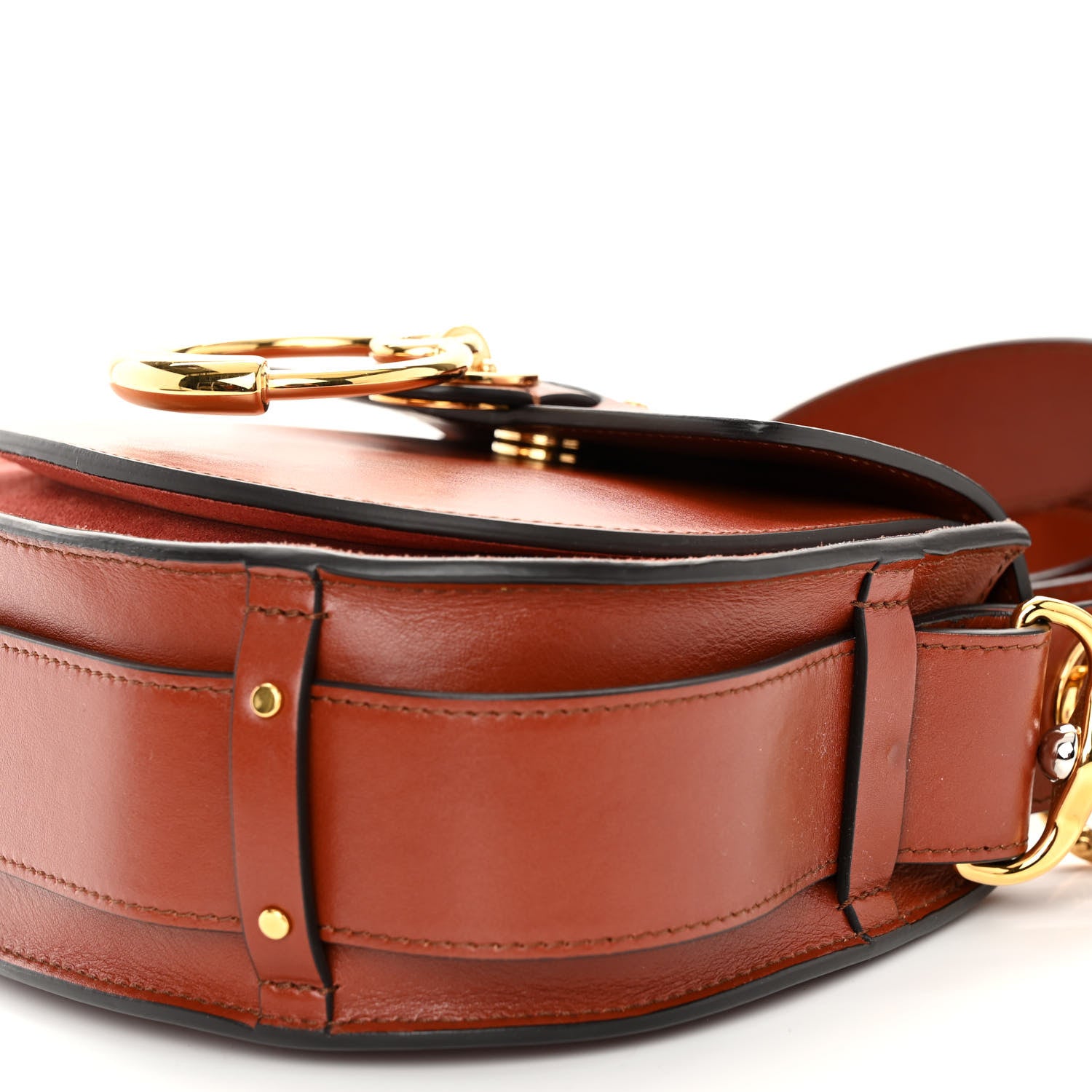Chloe Calfskin Small Tess Bag Sepia Brown 9 of 9