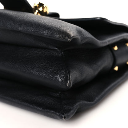 Alexander McQueen Calfskin Small Twin Skull Chain Crossbody Black 8 of 8