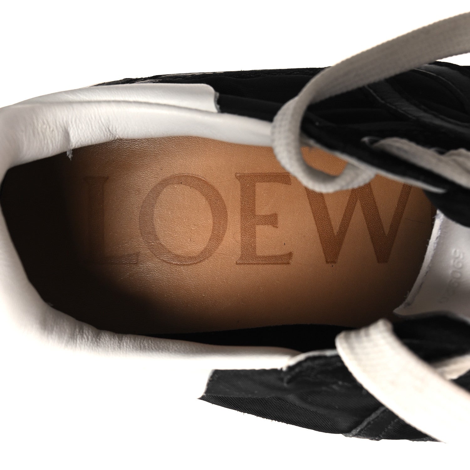 Loewe Nylon Suede Flow Runners Sneakers 37 Black 8 of 10