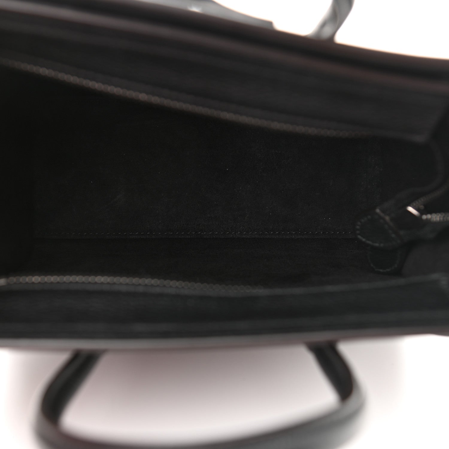 Celine Drummed Calfskin Nano Luggage Black 4 of 8