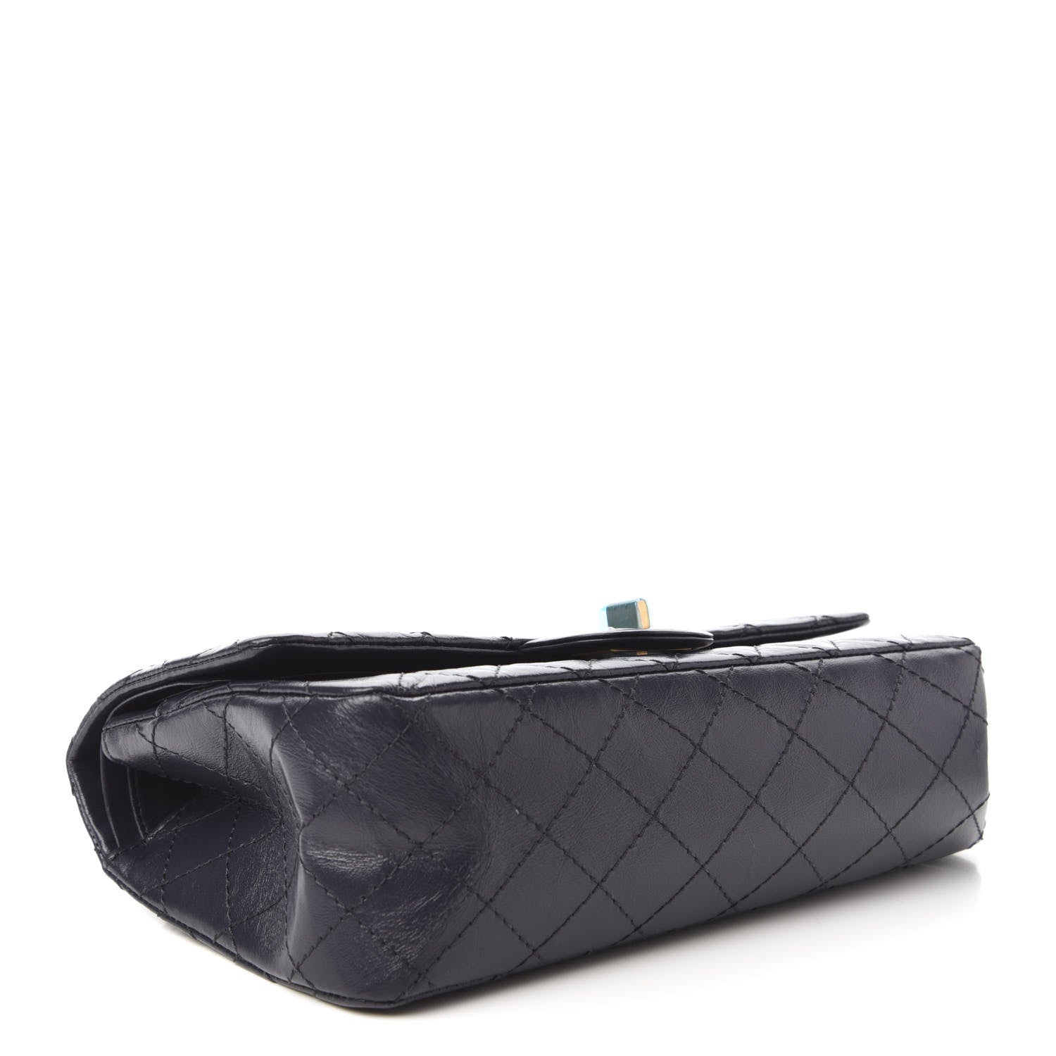 Chanel Aged Calfskin Quilted 2.55 Reissue 225 Flap Navy 5 of 11