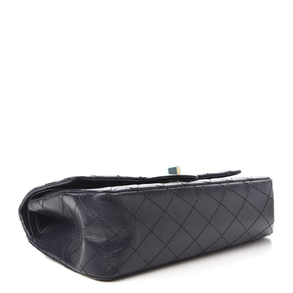 Chanel Aged Calfskin Quilted 2.55 Reissue 225 Flap Navy 5 of 11