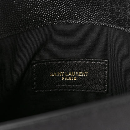 Saint Laurent Grain De Poudre Uptown Pouch Black 6 of 9