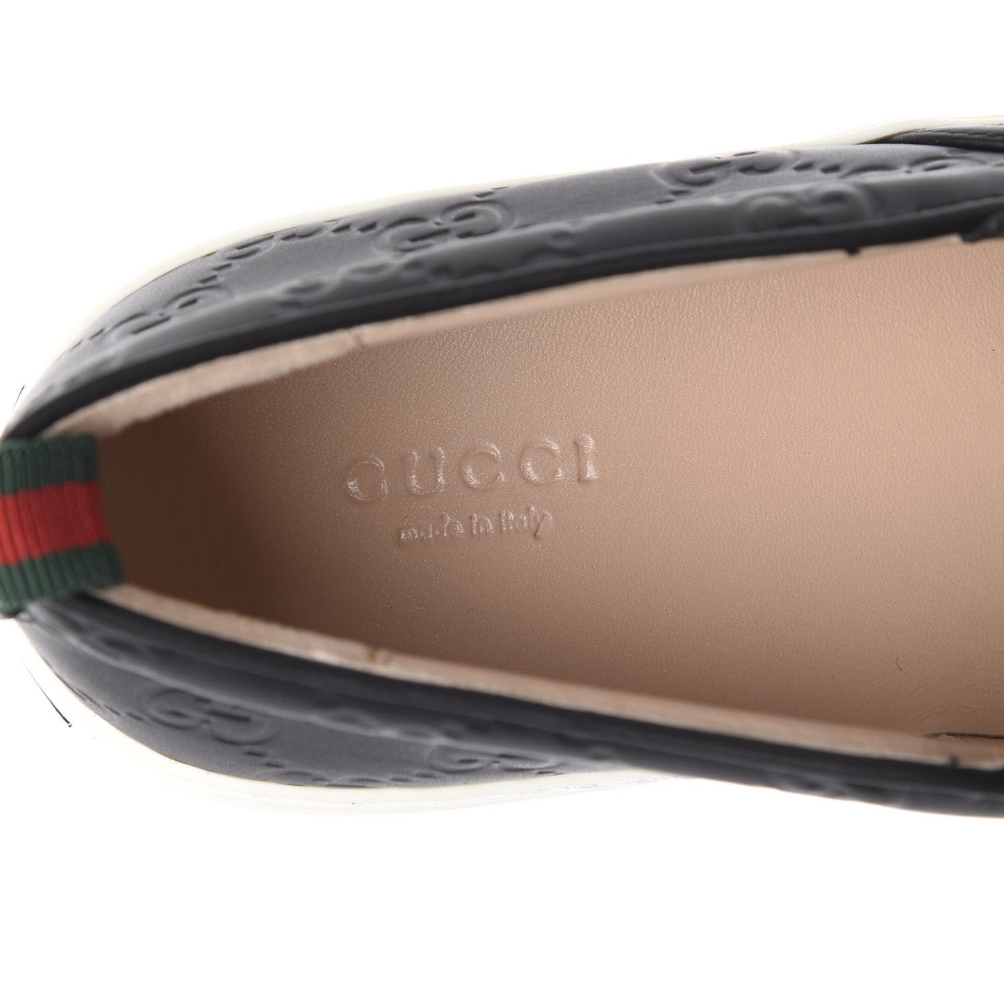 Guccissima Dublin Slip On Sneakers 38.5 Black