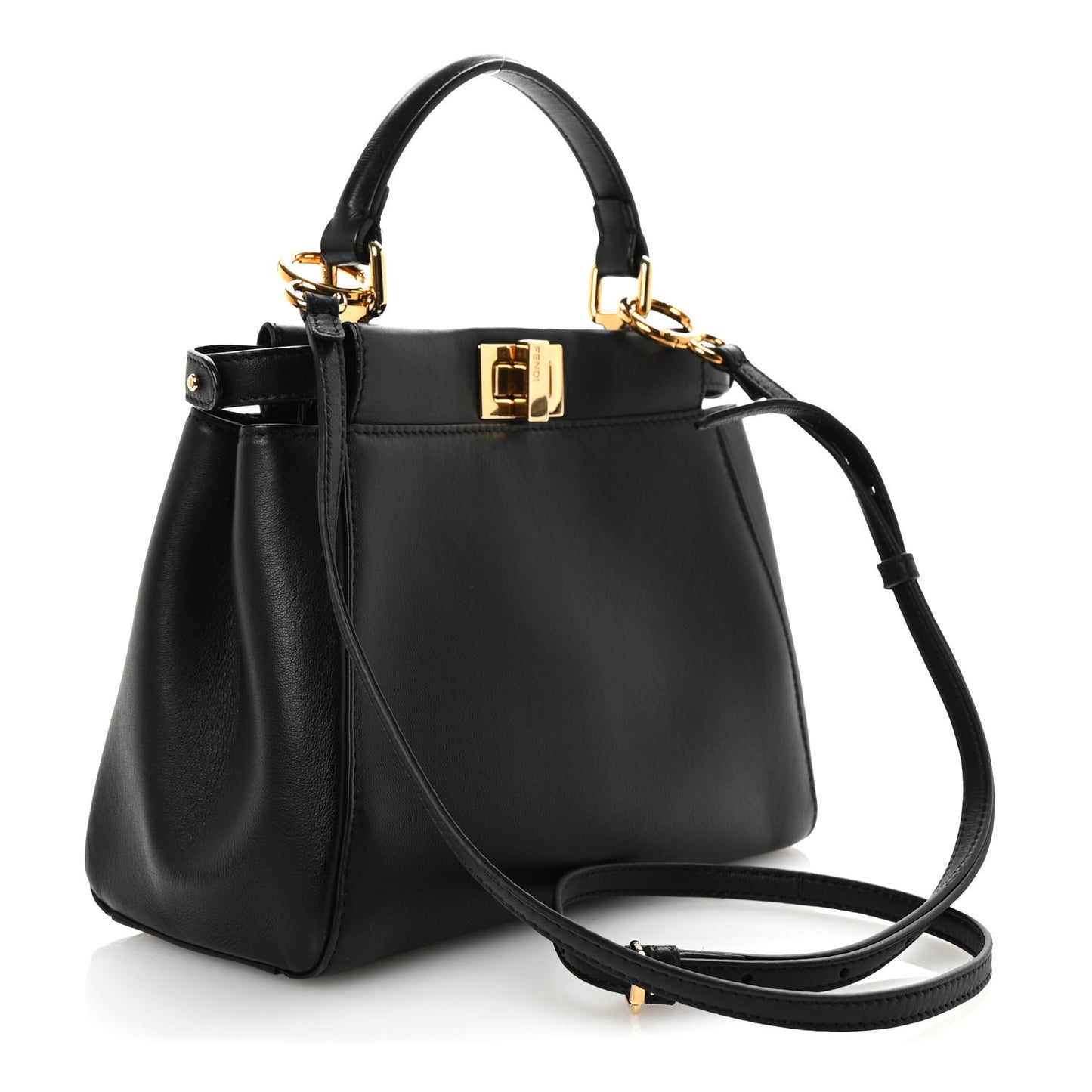 Nappa Mini Peekaboo Iconic Satchel Black