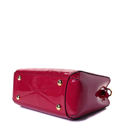 Louis Vuitton Vernis Montaigne BB Megenta 3 of 7