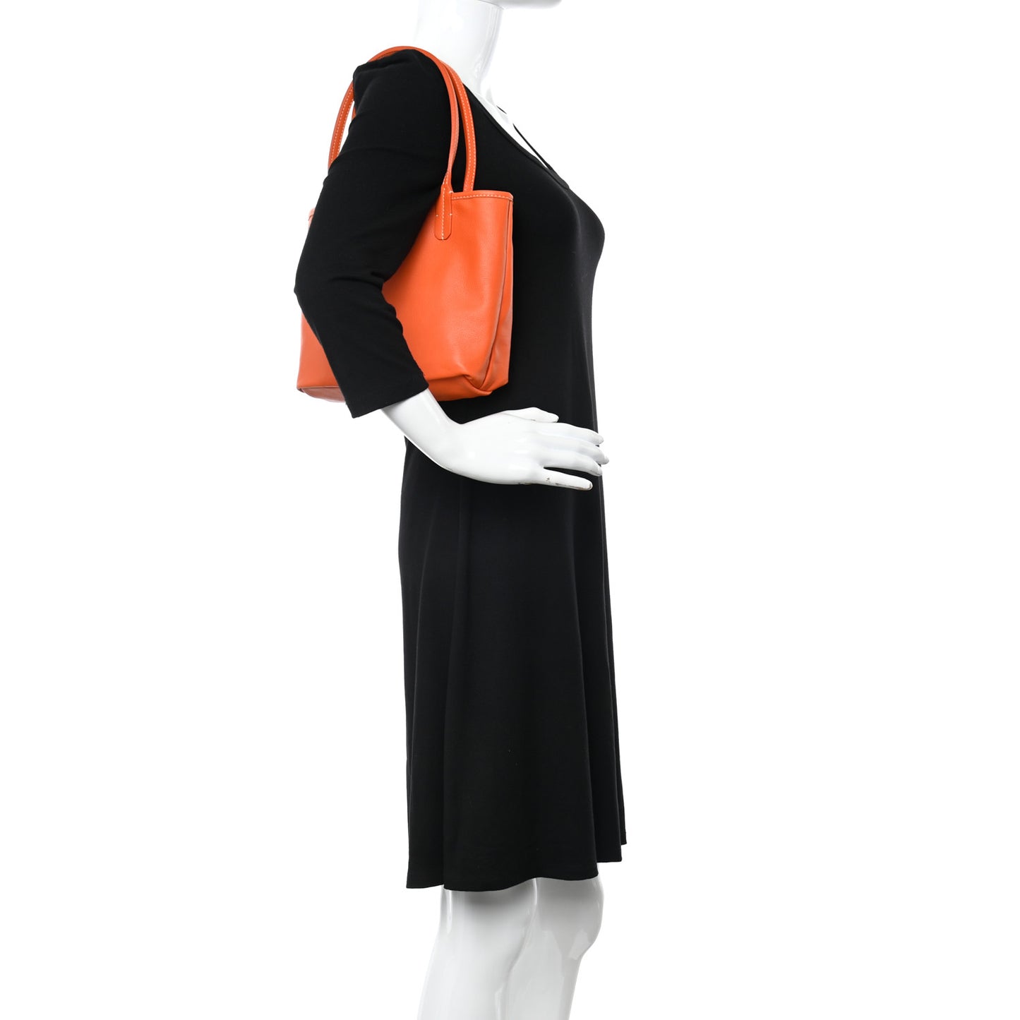 Goyardine Reversible Mini Anjou Orange