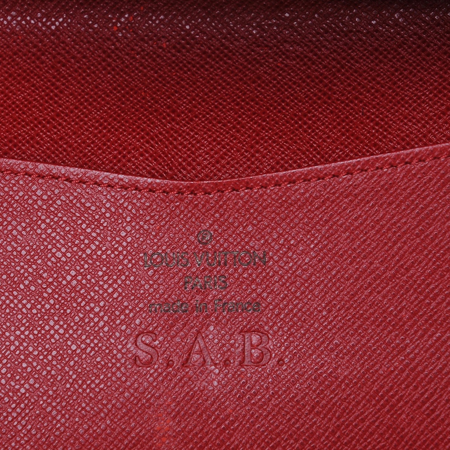 Monogram Josephine Wallet Red