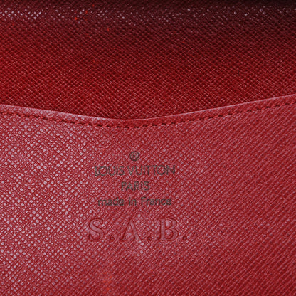 Louis Vuitton Monogram Josephine Wallet Red 7 of 9