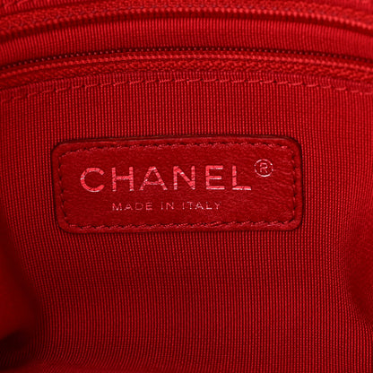 Chanel Nylon Bubble Quilt Shoulder Bag Red White 6 of 10