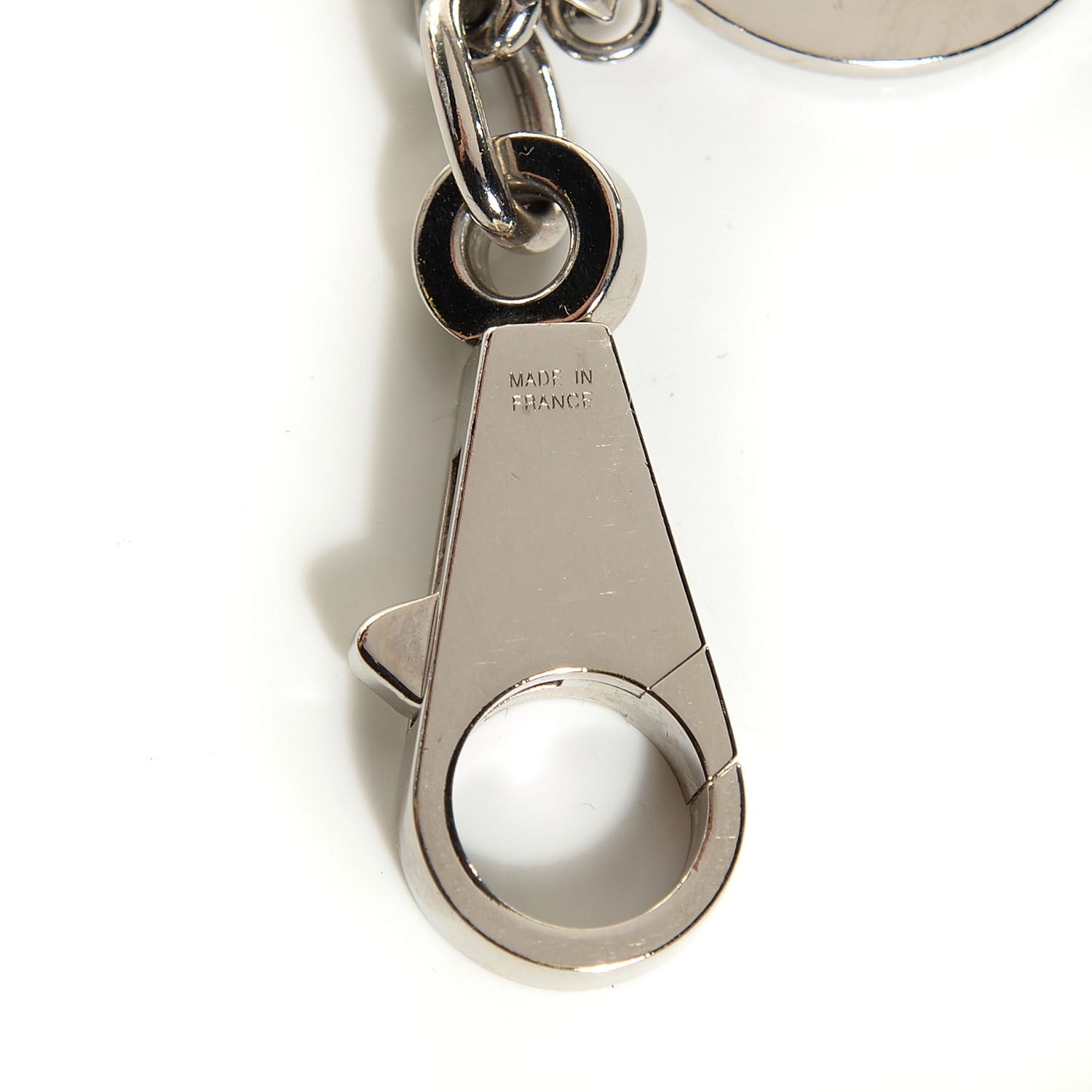 Hermes Palladium Breloque Bag Charm Silver 4 of 5