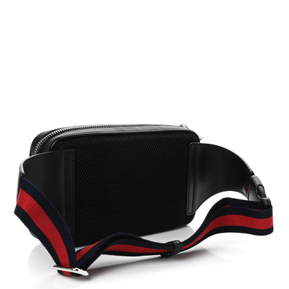 Gucci Soft GG Supreme Monogram Web Belt Bag Black Grey 2 of 4