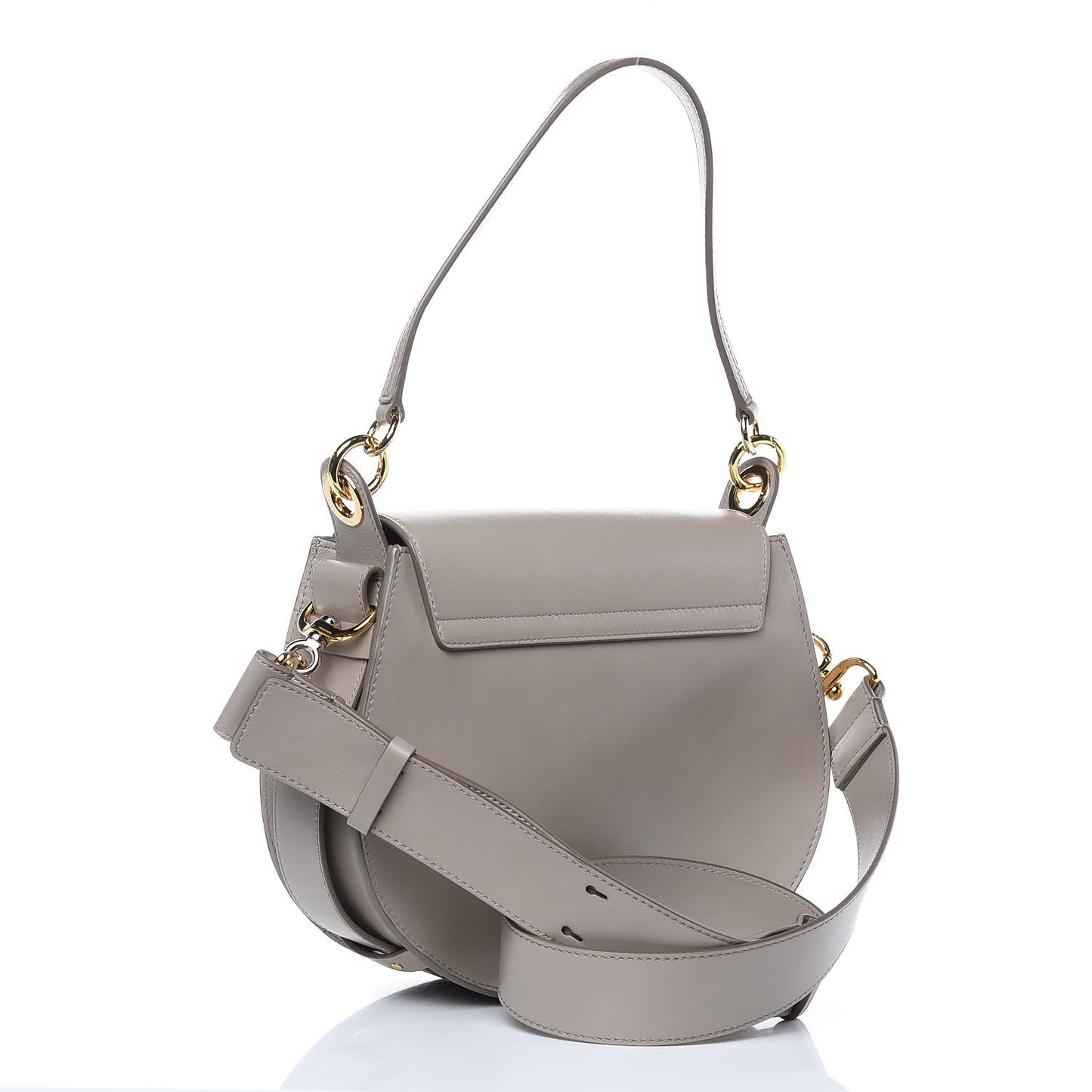 Calfskin Large Tess Bag Motty Grey