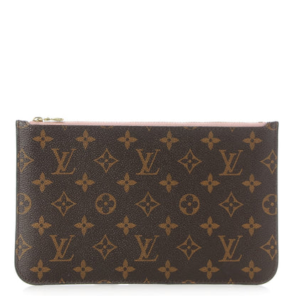 Louis Vuitton Monogram Neverfull MM GM Pochette Rose Ballerine 1 of 7
