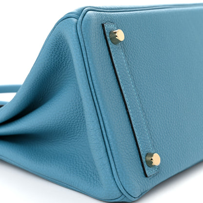 Hermes Togo Birkin 30 Turquoise 10 of 12