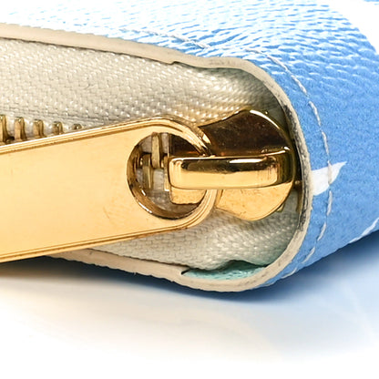 Louis Vuitton Monogram Giant By The Pool Zippy Wallet Blue 9 of 10