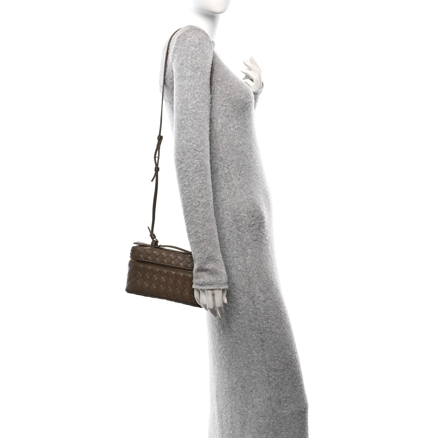 Bottega Veneta Nappa Intrecciato Bang Bang Vanity Case Pinecone 2 of 10