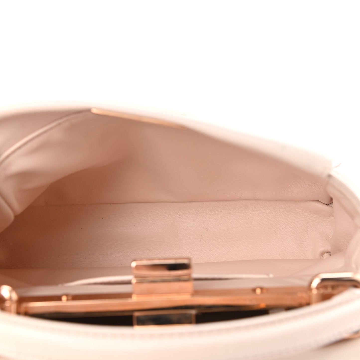 Nappa Mini Peekaboo Iconic Satchel Egg Shell