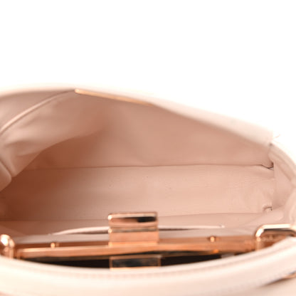 Fendi Nappa Mini Peekaboo Iconic Satchel Egg Shell 5 of 11