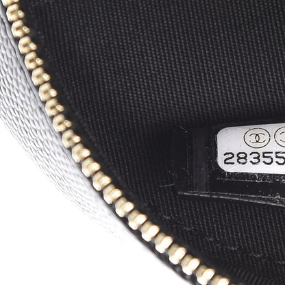 Chanel Caviar Quilted Round Filigree Crossbody Black 7 of 11