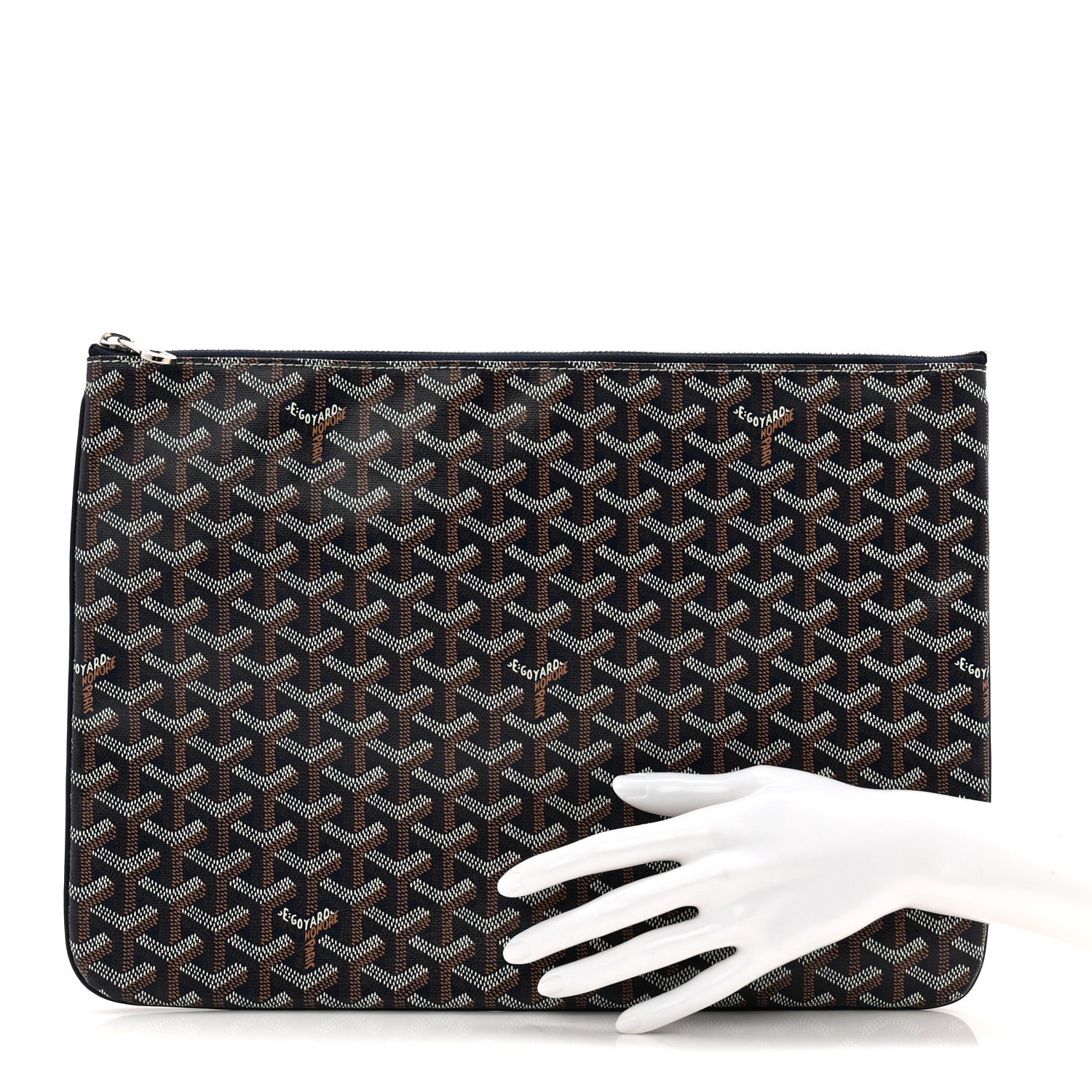 Goyard Goyardine Senat Pochette MM Navy 2 of 6