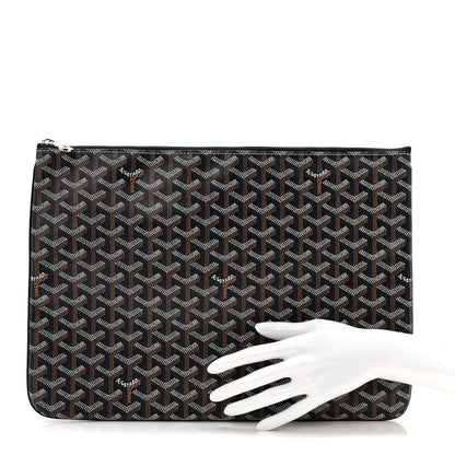 Goyard Goyardine Senat Pochette MM Navy 2 of 6