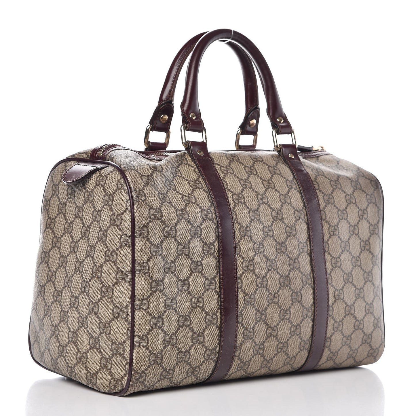 GG Plus Monogram Medium Joy Boston Dark Brown
