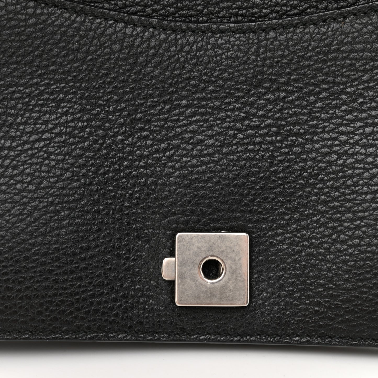 Pebbled Calfskin Small Dionysus Shoulder Bag Black
