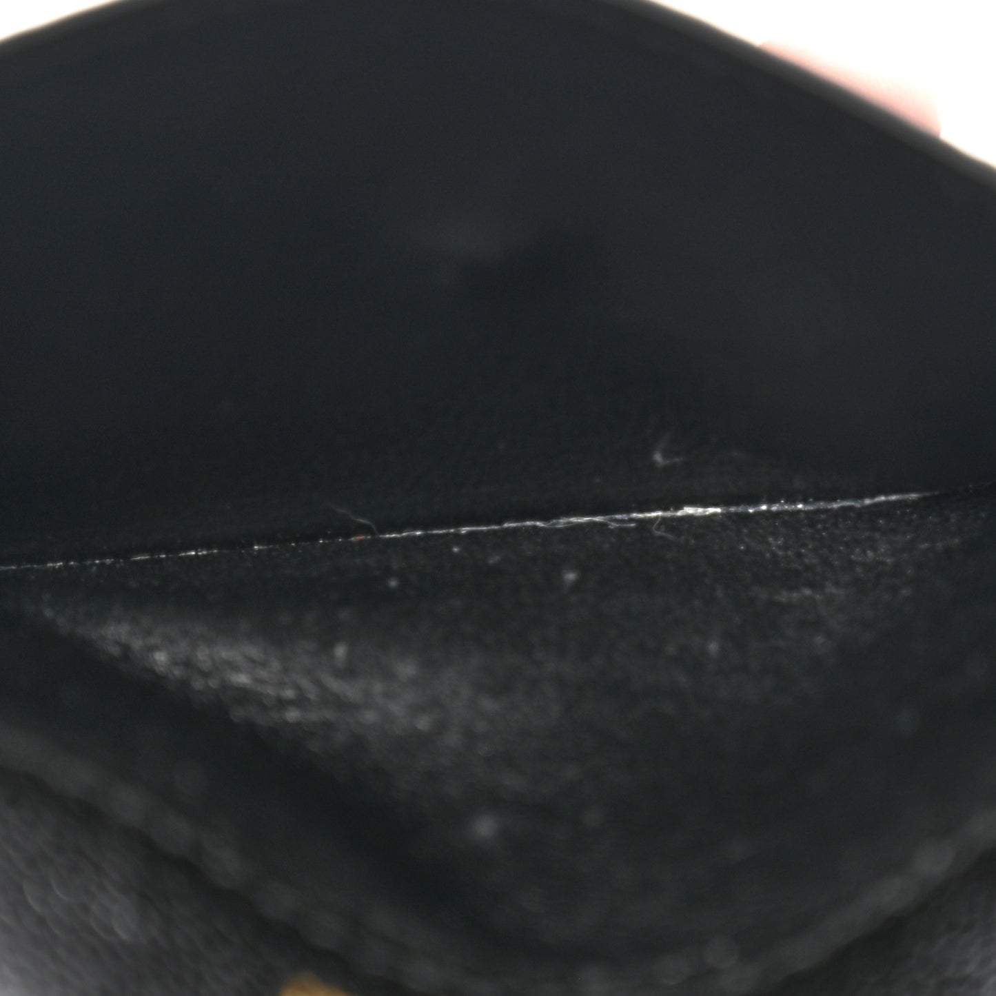 Grain De Poudre Uptown Monogram Card Case Black