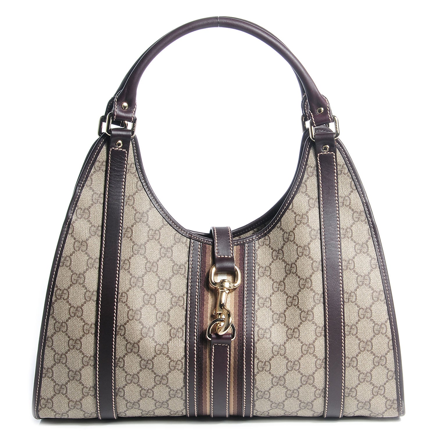 Gucci GG Plus Monogram Medium Joy Shoulder Bag Dark Brown 1 of 7