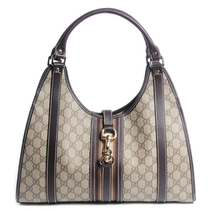 Gucci GG Plus Monogram Medium Joy Shoulder Bag Dark Brown 1 of 7