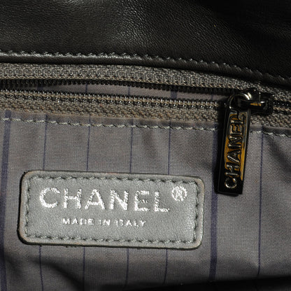 Chanel Lambskin Studded CC East West Flap Grey 6 of 7