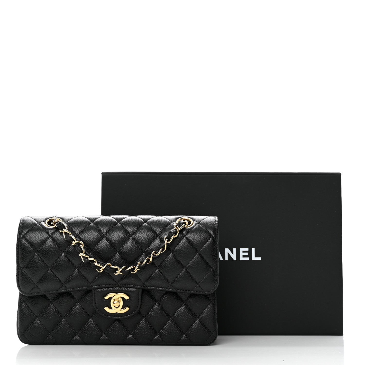 Chanel Caviar Quilted Small Double Flap Black 11 of 11