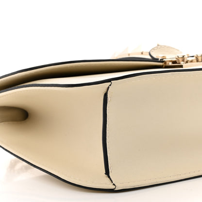 Valentino Garavani Vitello Medium Glam Lock Rockstud Flap Light Ivory 9 of 12