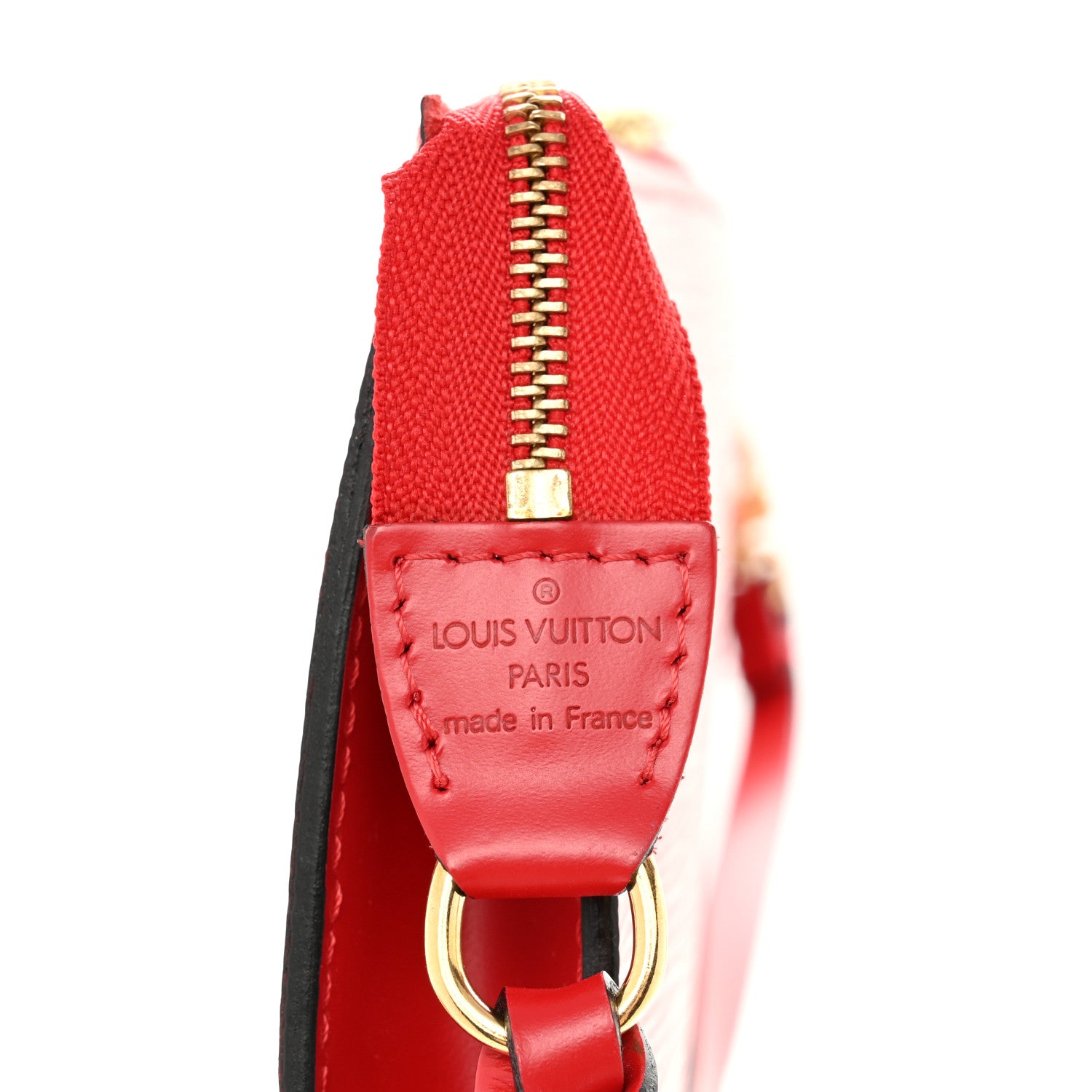 Louis Vuitton Epi Pochette Accessories 21 Castillan Red 5 of 10