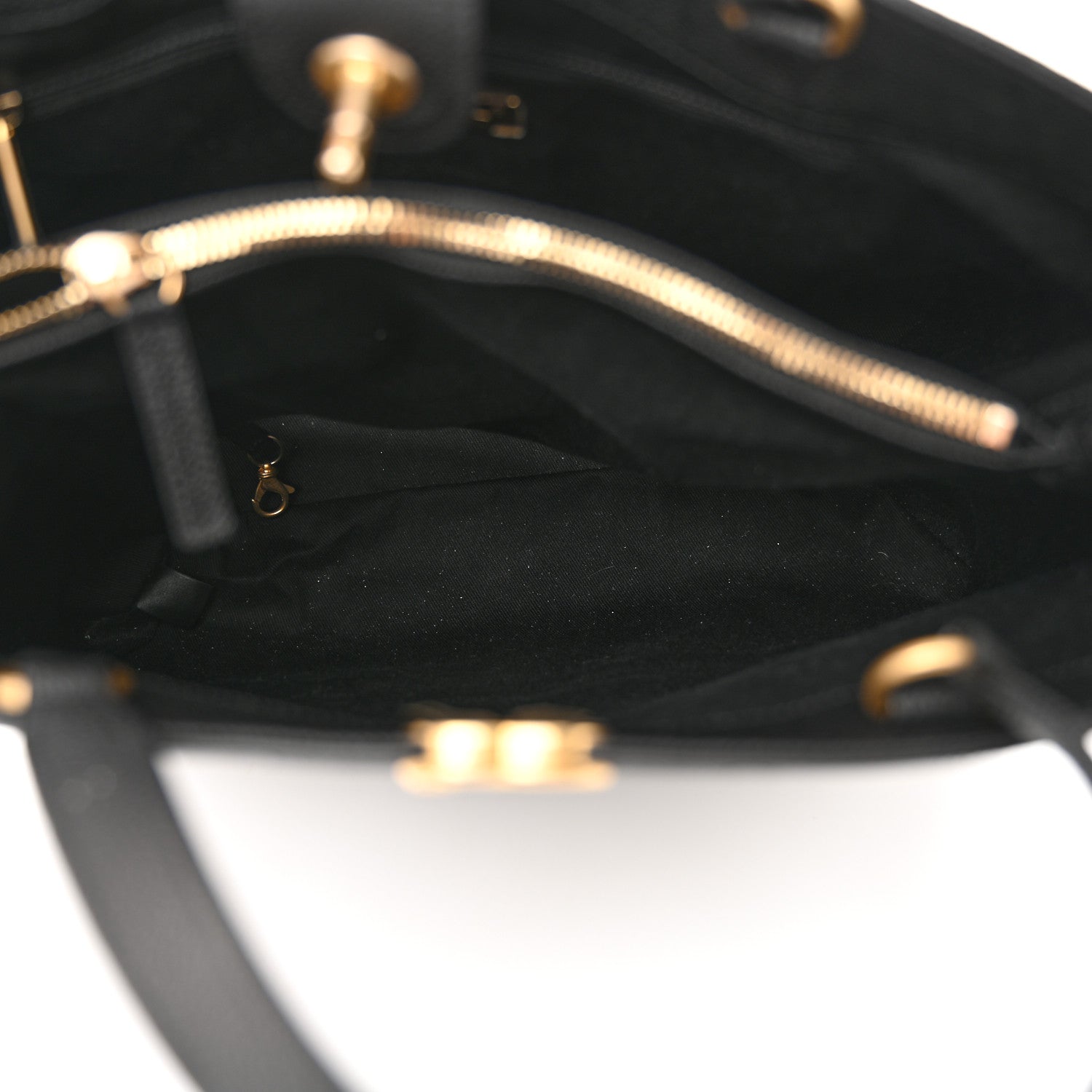 Chanel Caviar Stitched Large Shopping Tote Bag Black 6 of 11