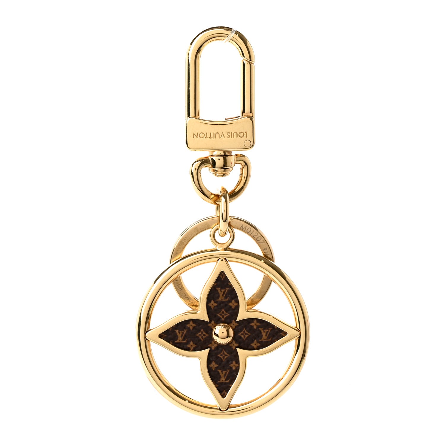 Louis Vuitton Monogram Puzzle Flower Bag Charm Key Holder 1 of 5
