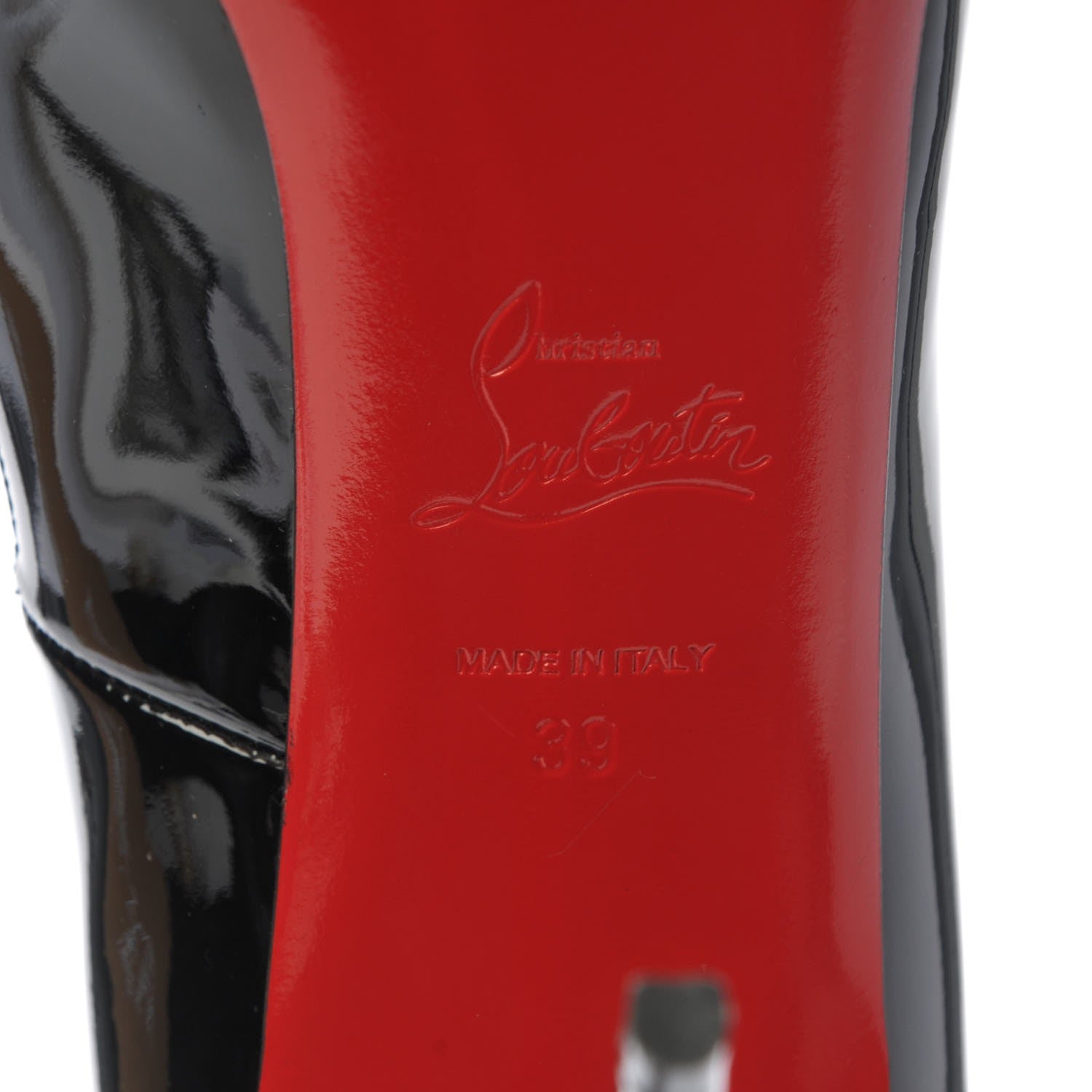Christian Louboutin Patent New Very Prive 120 Pumps 39 Black 6 of 8