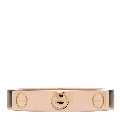 Cartier 18K Pink Gold 3.5mm LOVE Wedding Band Ring 52 6 1 of 5